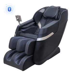 Upgo 4D Massage Chair, Zero Gravity Shiatsu with Stretching Function, Bluetooth, Heating, Leather