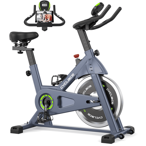 UPGO Exercise Bike, Brake Pad Indoor Cycling Bike Stationary, Low Noise, 300lbs Weight Capacity