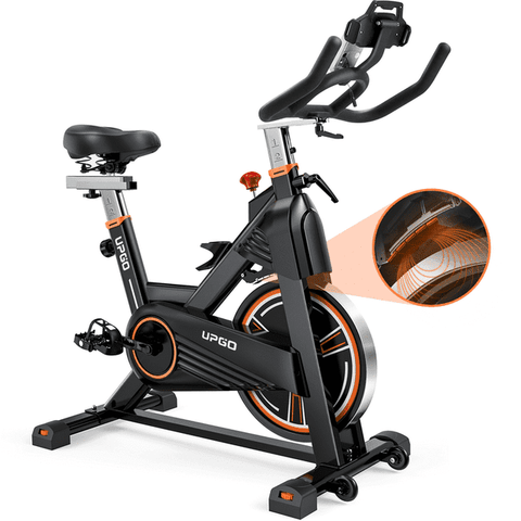 UPGO Pro Magnetic Indoor Cycling Bike Stationary Exercise Bike with 350 lbs Weight Capacity