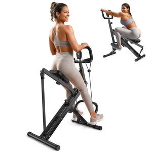 UPGO Squat Assist Trainer, Rodeo Core Exercise Machine, 330lbs Foldable with Adjustable 4 Resistance Bands