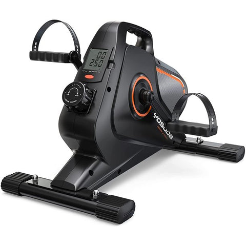 YOSUDA Under Desk Bike Pedal Exerciser - Magnetic Mini Exercise Bike for Arm /Leg Exercise, Desk Pedal Bike for Home/ Office Workout