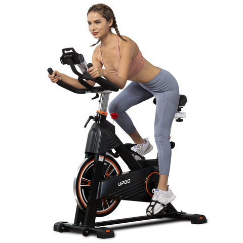 YOSUDA Magnetic Resistance Exercise Bike- Indoor Cycling Bike Stationary with Comfortable Seat Cushion, Silent, 350 lbs Weight Capacity