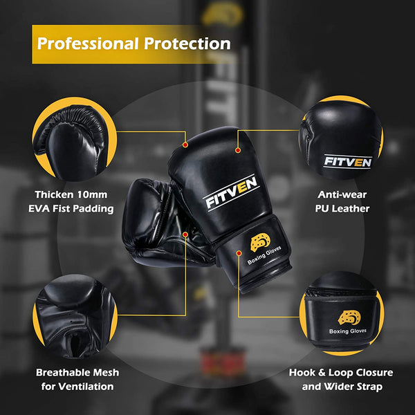 FITVEN Freestanding Punching Bag 205lb